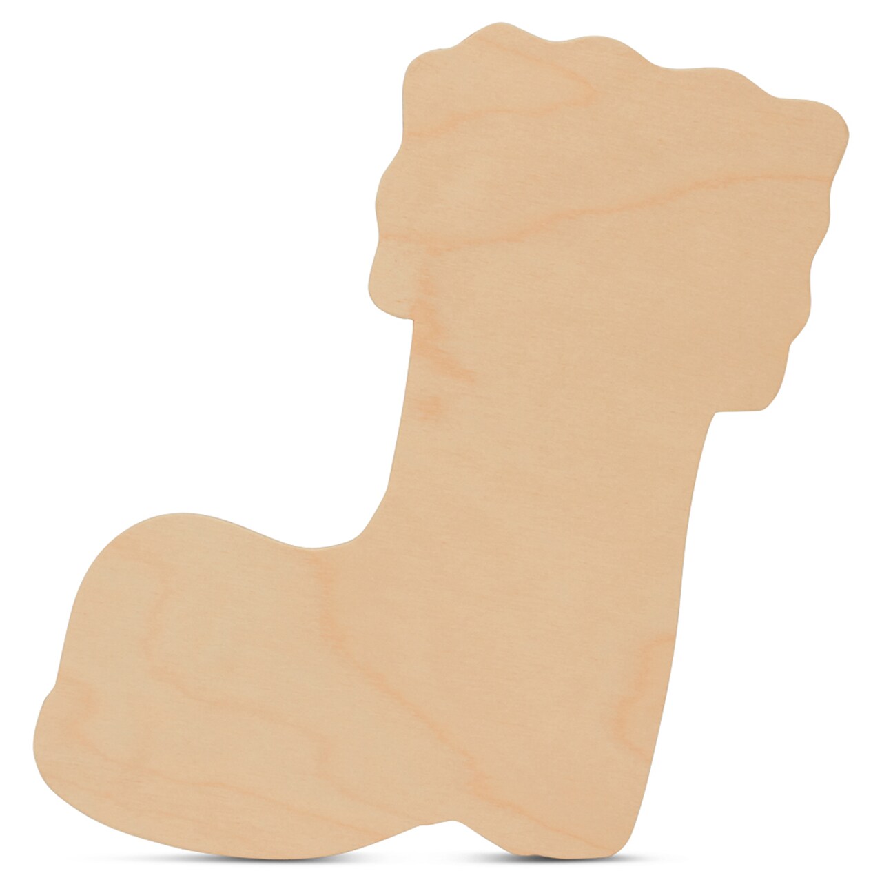 Christmas Stocking Wood Cutout Unfinished 12 inch, Crafts & Dcor | Woodpeckers